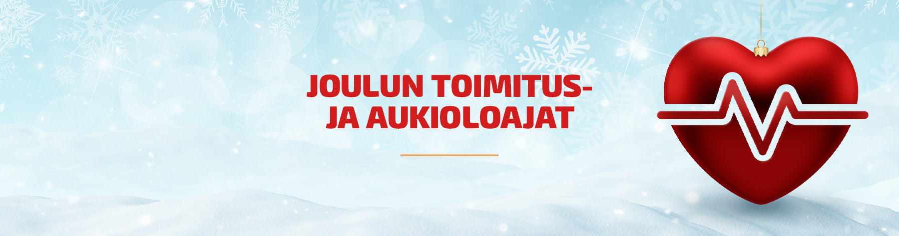 Joulun toimitus- ja aukioloajat