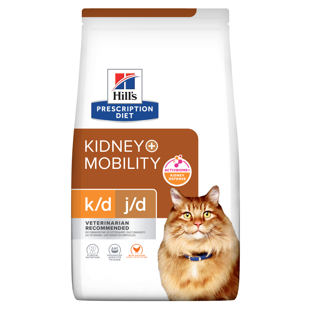 Hill's k/d + mobility ActivBiome+ Kidney Defense with Chicken kissalle 1,5 kg