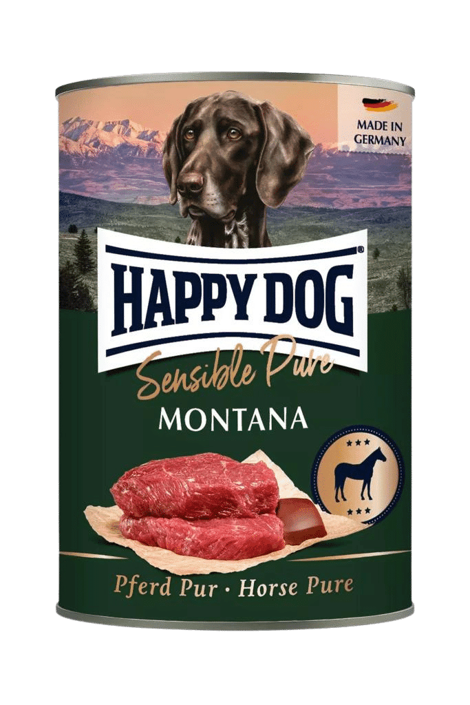 Happy Dog Pur Montana – Hevonen 400 g MAISTELUPAKKAUS