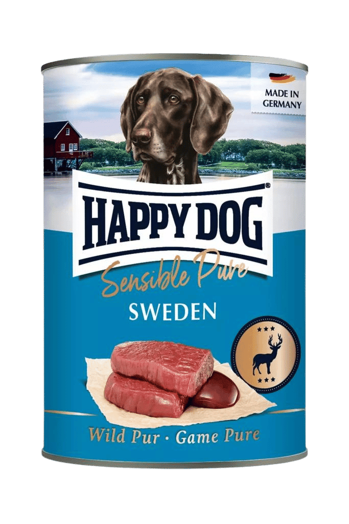 Happy Dog Pur Sweden – Riista 6 x 800 g