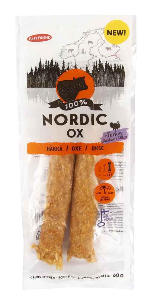 Best Friend Nordic härkä + kalkkuna rouheluu 2 kpl 60 g