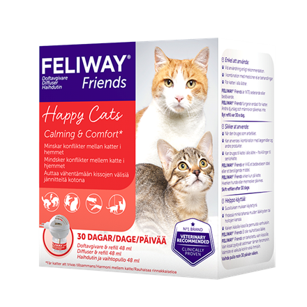 Feliway Friends haihdutin ja feromoniliuos kissalle 48 ml