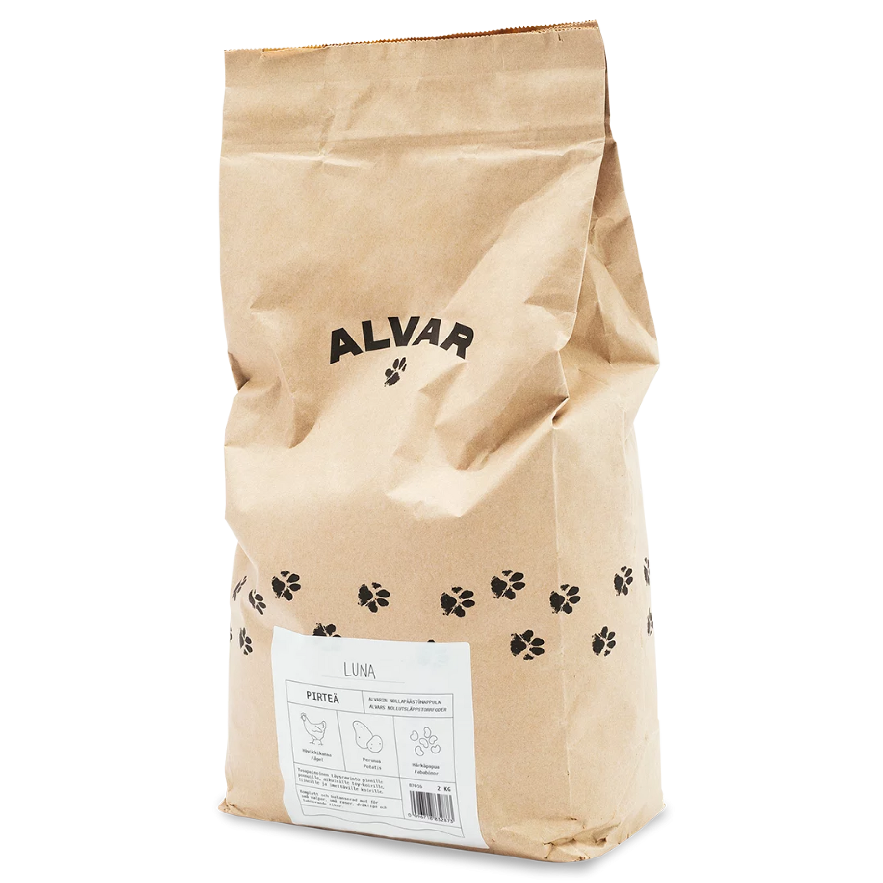 Alvar Pet Nollapäästönappula Pirteä 2 kg