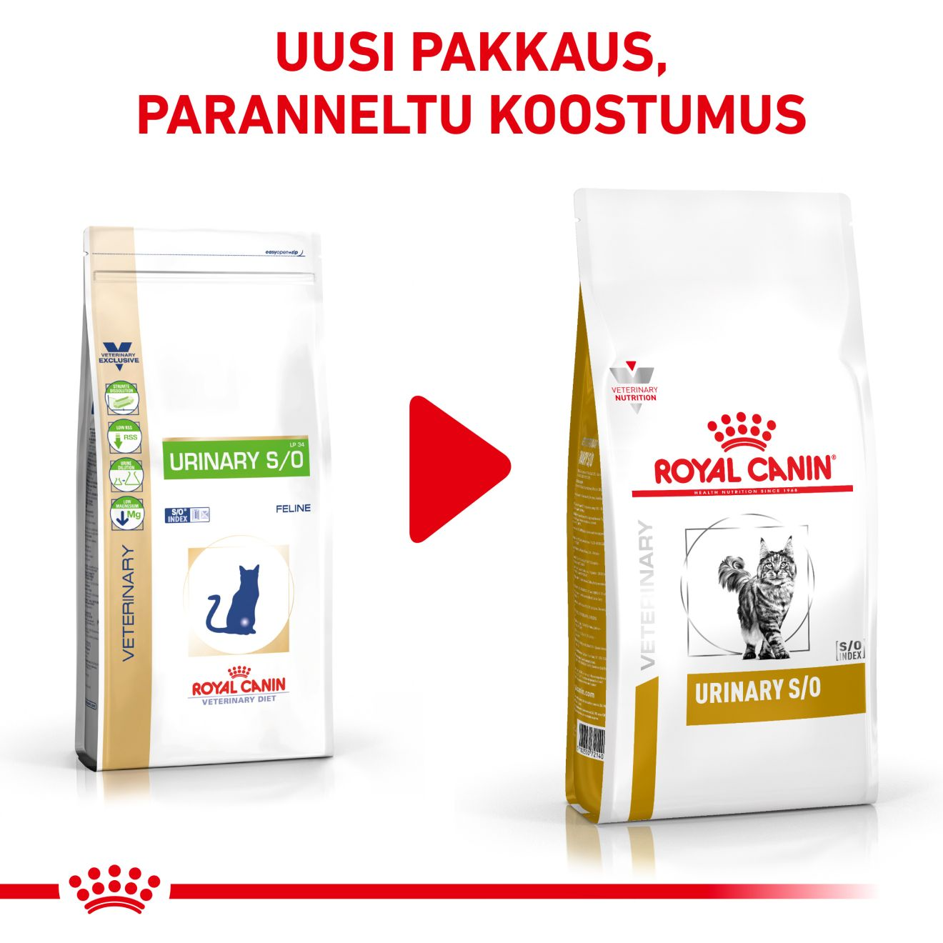 Royal Canin Veterinary Diets Urinary S/O kissan kuivaruoka 1,5 kg