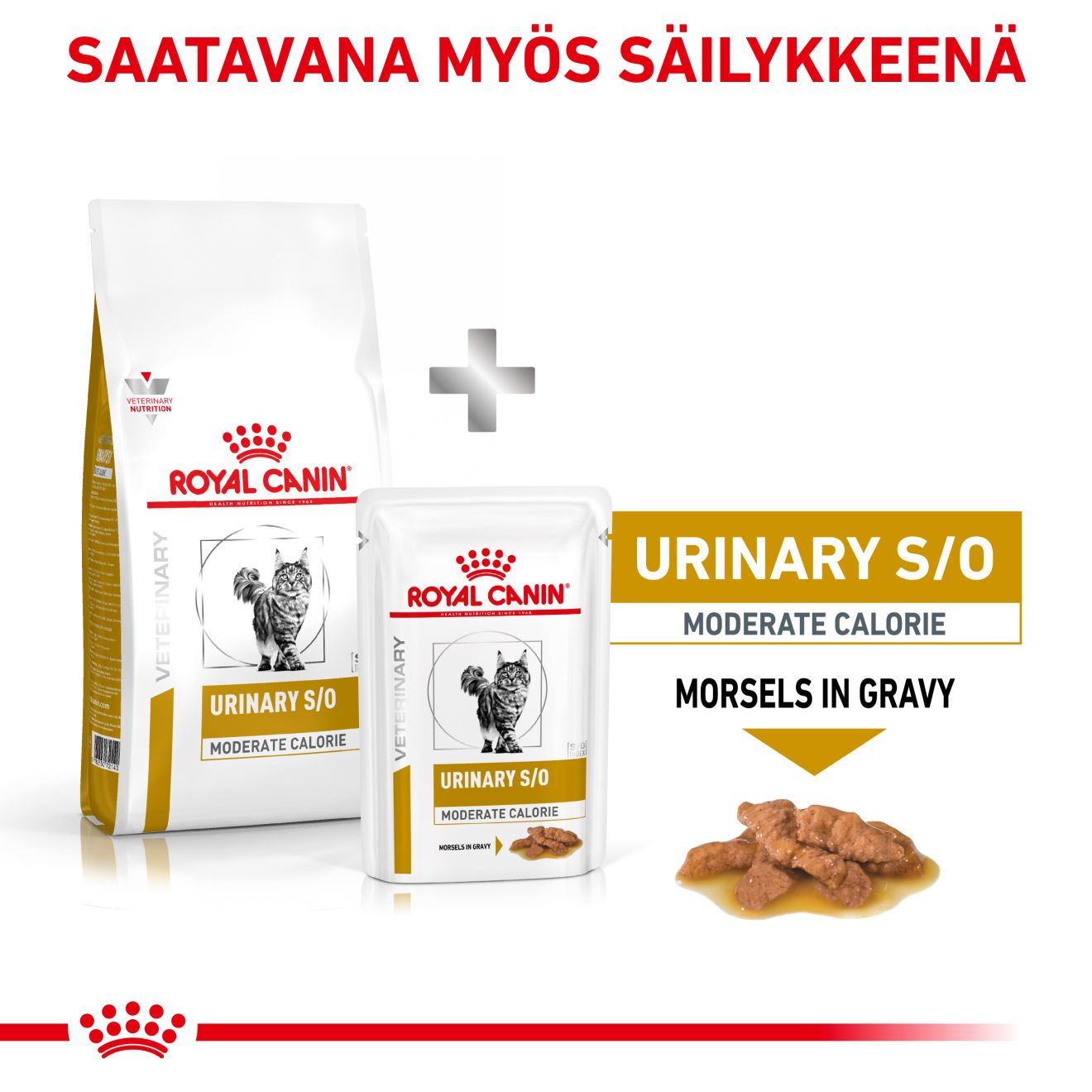 Royal Canin Veterinary Diets Urinary S/O Moderate Calorie kissan kuivaruoka 7 kg