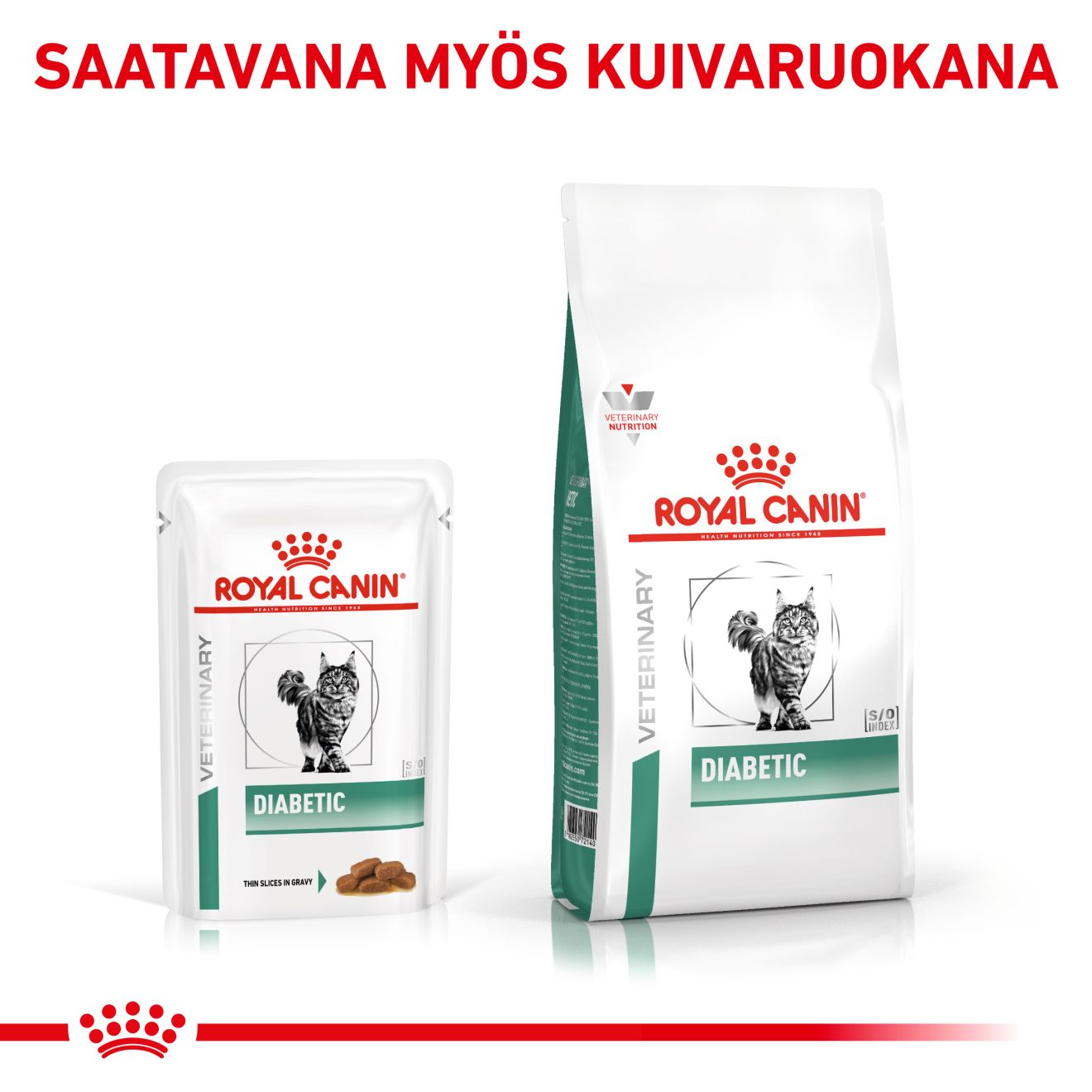 Royal Canin Veterinary Diets Weight Management Diabetic Slices In Gravy annospussi kissan märkäruoka 12 x 85 g