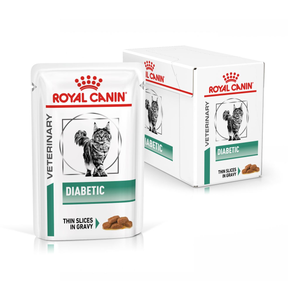 Royal Canin Veterinary Diets Weight Management Diabetic Slices In Gravy annospussi kissan märkäruoka 12 x 85 g