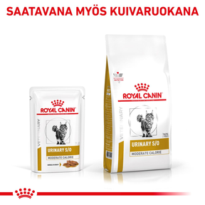 Royal Canin Veterinary Diets Urinary S/O Moderate Calorie Morcels in Gravy annospussi kissan märkäruoka 12 x 85 g