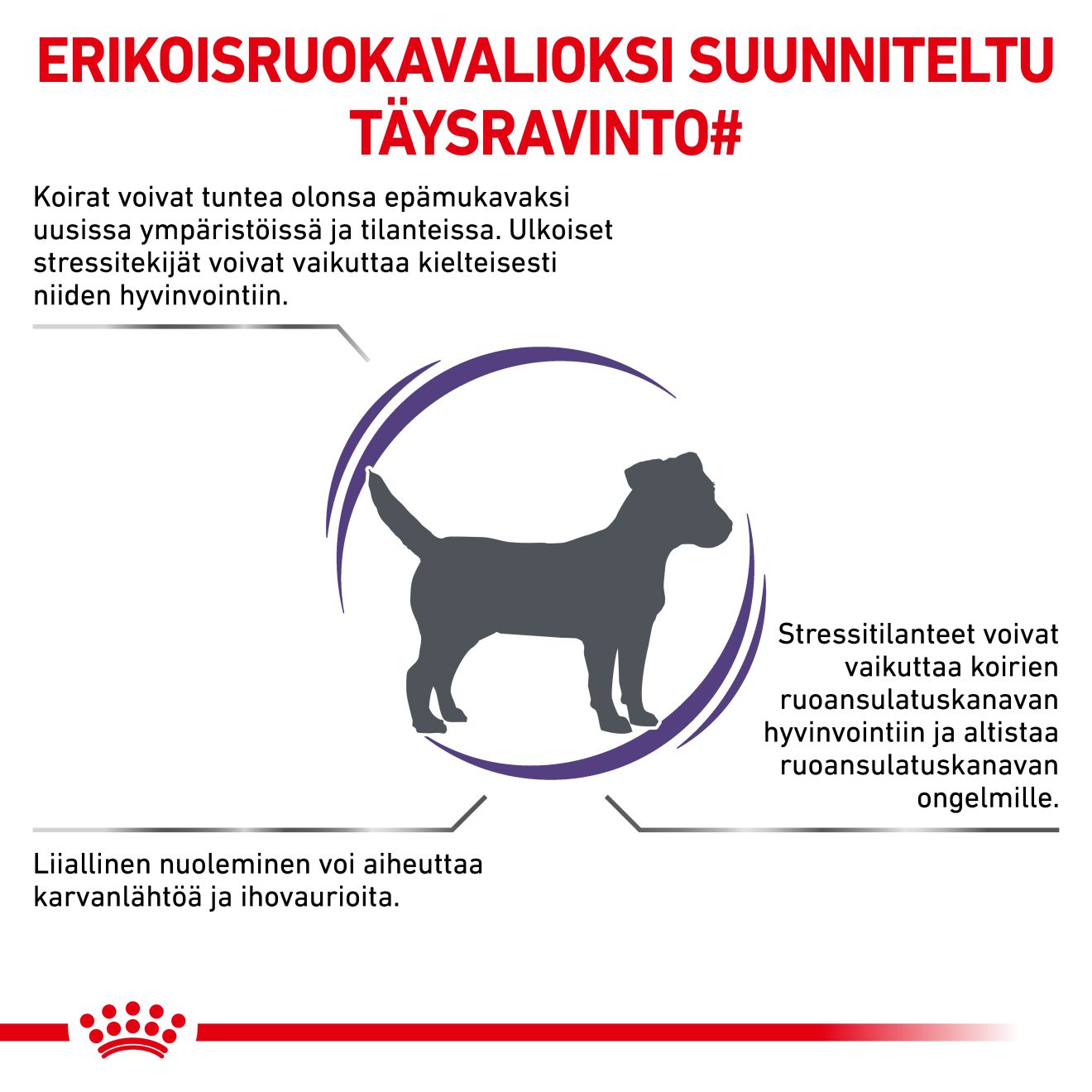 Royal Canin Veterinary Diets Health Management Calm koiran kuivaruoka 4 kg