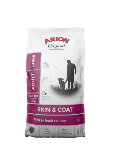 Arion Skin & Coat Large kala koiralle 12 kg