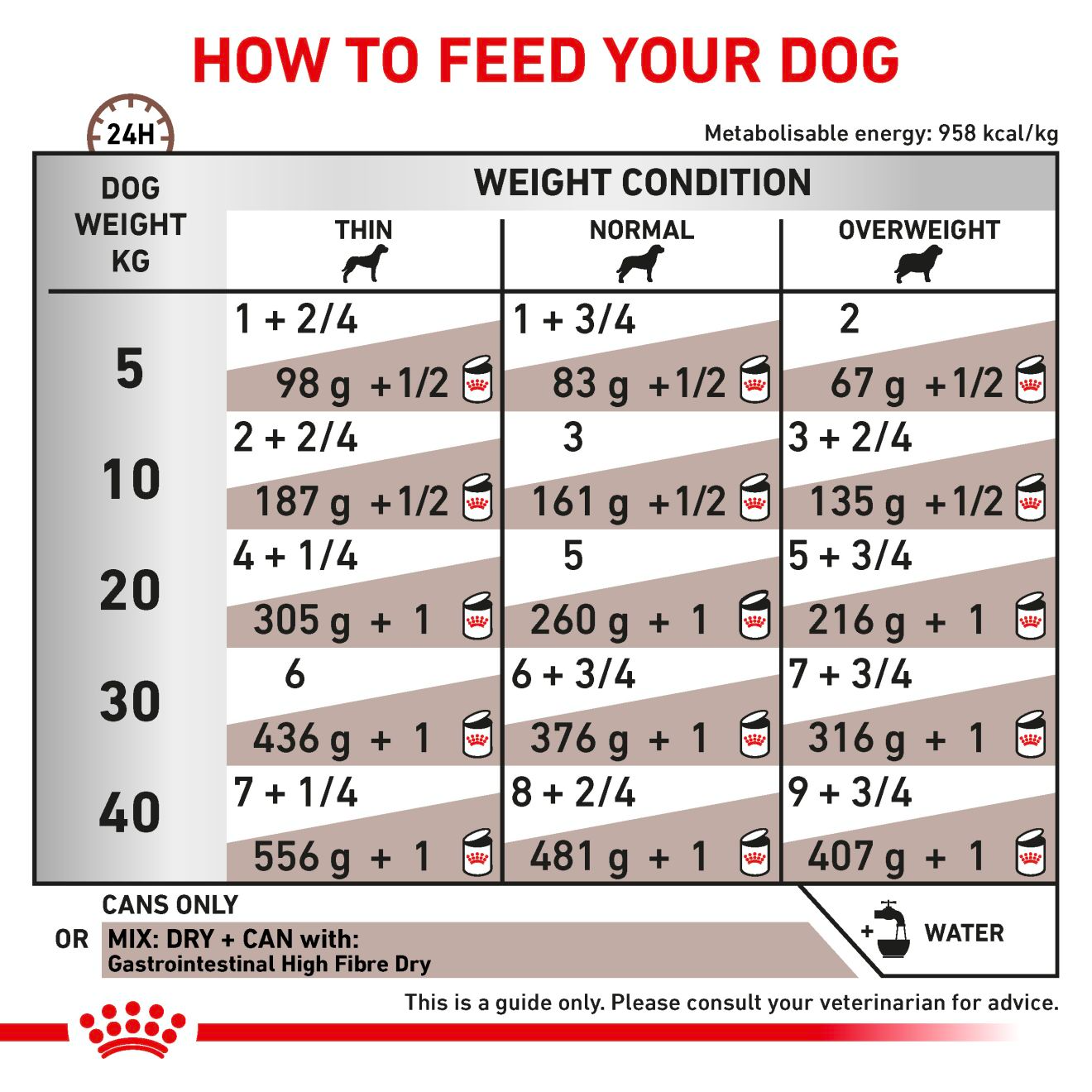 Royal Canin Veterinary Diets Gastrointestinal High Fibre Loaf säilykepurkki koiran märkäruoka 200 g MAISTELUPAKKAUS