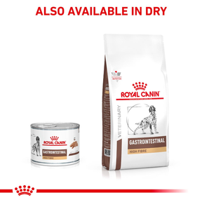 Royal Canin Veterinary Diets Gastrointestinal High Fibre Loaf säilykepurkki koiran märkäruoka 200 g MAISTELUPAKKAUS