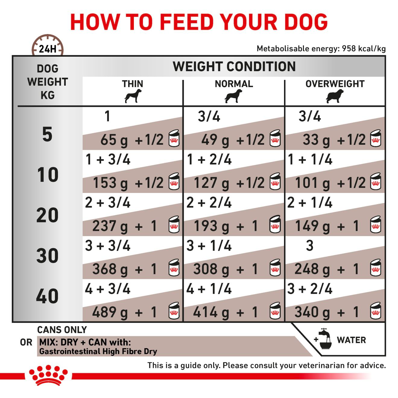 Royal Canin Veterinary Diets Gastrointestinal High Fibre Loaf säilykepurkki koiran märkäruoka 200 g MAISTELUPAKKAUS