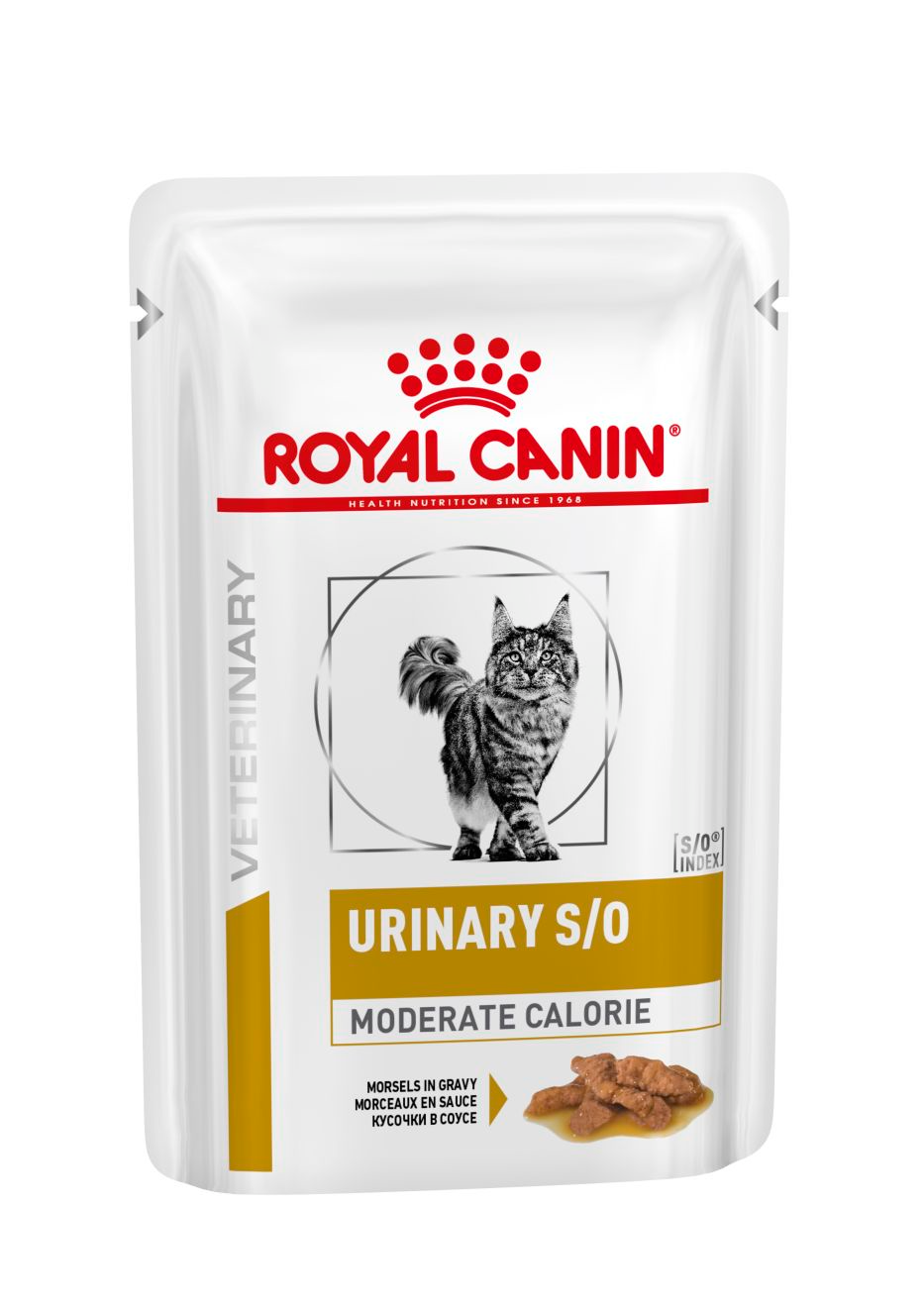 Royal Canin Veterinary Diets Urinary S/O Moderate Calorie Morcels in Gravy annospussi kissan märkäruoka 12 x 85 g