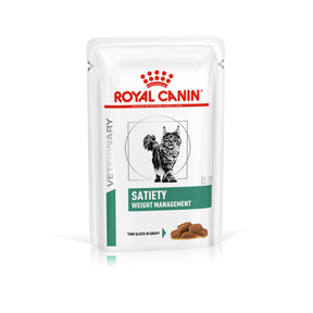 Royal Canin Veterinary Diets Weight Management Satiety Thin Slices In Gravy annospussi kissan märkäruoka 12 x 85 g