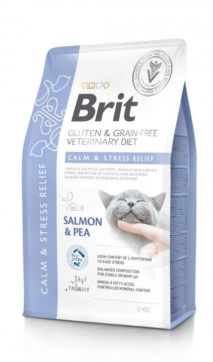 Brit Calm & Stress Relief Salmon & Pea kissalle 2 kg