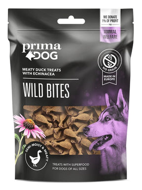 PrimaDog Wild Bites ankka-auringonhattu 150 g