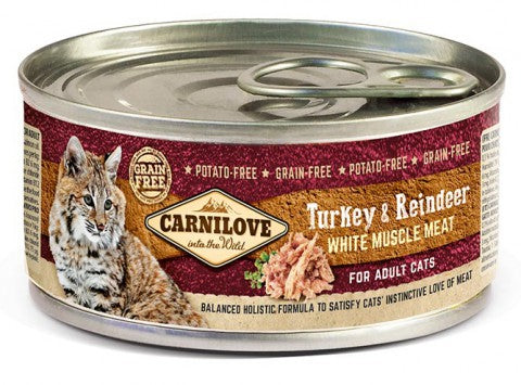 Carnilove Turkey-Reindeer for Adult kissoille 100 g