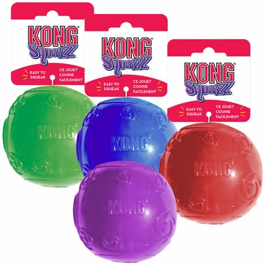 Kong Squeezz Ball Sininen - L