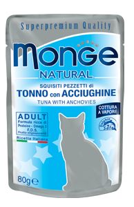 Monge Natural Tonnikala-Anjovis 80 g