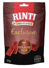 Rinti Singlefleisch Exclusive Pur strutsi 50 g