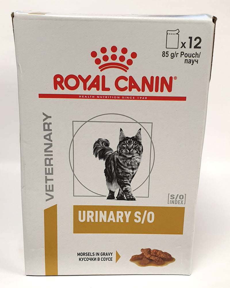 Royal Canin Veterinary Diets Urinary S/O Morsels in Gravy annospussi kissan märkäruoka 12 x 85 g